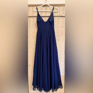 Elegant Navy Blue Maxi Dress